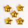 Foil ball 5 "Star", the color of the gold