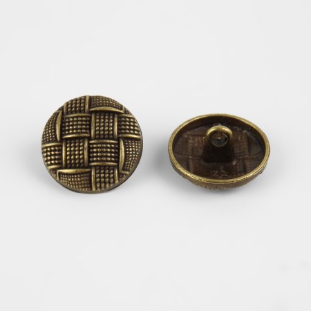 A set of metal buttons on the leg, d = 18 mm, 5 pcs, antique color-2