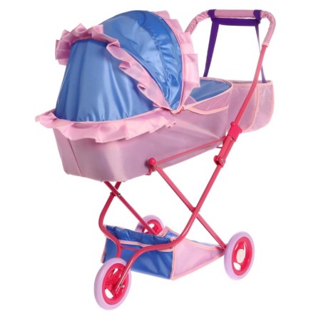 Puppet stroller No. 10, blue/lilac color-2