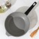 Pan, d = 24 cm, removable handle, glass cover, anti -stick coating, color light marble