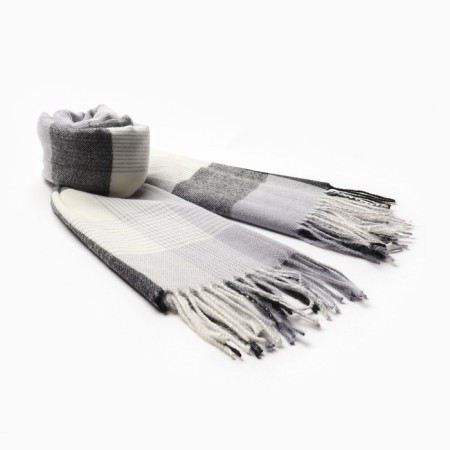 Women's stoop, gray/blue color, size 68x180 cm