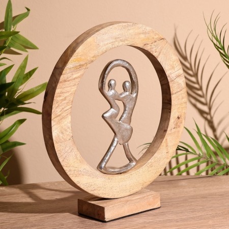 Interior souvenir in the wooden ring "Dance" 30x8x33 cm