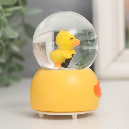 Souvenir Polystone Water Ball Light "Entertainment Duck" MIX 7x5x5 cm-5