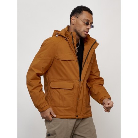 Sports male jacket, size 52, mustard color-2