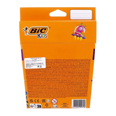 Flomasters 12 flowers BIC Kids Visa, children's, washed off, thin letter-10