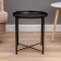 Coffee table "Tivoli" YS-839, black 41.5x43 cm