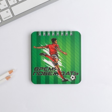 Set of notebook 48 sheets + pen "Future Champion", 13.5 x 15 cm-3