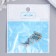 Decor for creativity Metal "Butterfly with blue wings" rhinestones 1.4x2 cm