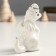Souvenir Ceramics "Dragon in the New Year's cap" with a white-gold 5x7x9.5 cm