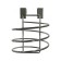 Holder for a hair dryer, suspended with a mount