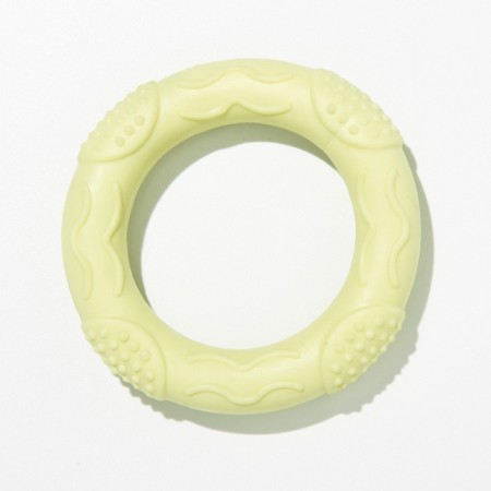 Chewing toy "Wave", TPR, 7 x 1 cm, yellow-1