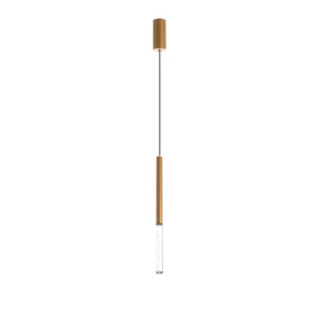 Lamp "Acota" LED 5W 4000k matte gold 2x2x60-160cm