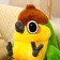 Soft toy "Parrot", 50 cm