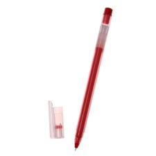 Gel handle 0.5mm red, jerking, triangular, needle writing node.