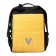 Youth backpack 45 x 31 x 12 cm, ergonomic back, Across M-4, black/yellow M-4-1