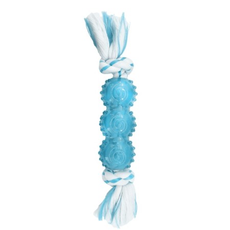 KanineClean toy "stick" for dogs, synthetic rubber with a rope, with peppermint aroma, 25 cm 4