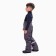 Pants are children insulated, graphite color, height 116 cm