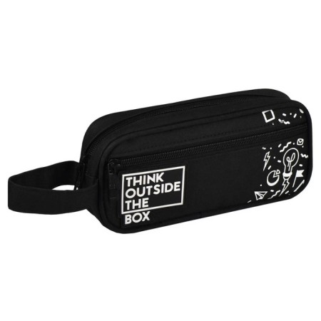 Penal soft, 1 department, 90 x 190 x 15 mm, voluminous, phoenix "tags" with a handle, black 64200
