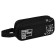 Penal soft, 1 department, 90 x 190 x 15 mm, voluminous, phoenix "tags" with a handle, black 64200