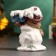 Snowman Snowman with a gift 12cm
