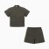 Set for a boy (shirt, shorts) minku color green, height 122