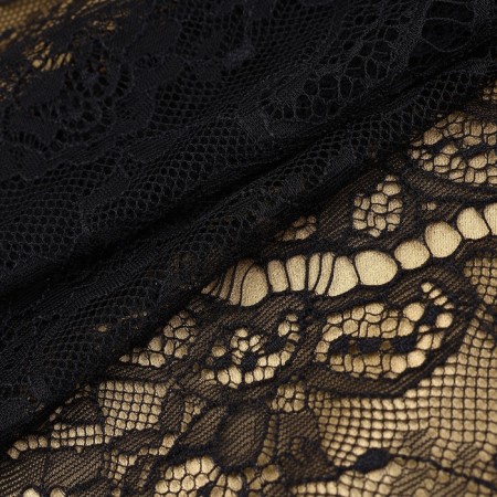 Lace cilia, 270 mm × 3 ± 0.5 m, black color-1