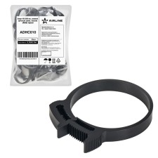 AIRLINE clamp, 49-54/9 mm, power gear castle, plastic P66, black