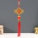 Plastic suspension, textiles "Chinese flashlight and knot - for happiness" 3x8.5x36 cm