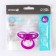 Nipple - orthodontic dummy, silicone, +6 months., “Bow”, with a cap, purple