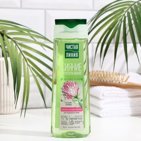 Hair shampoo clean line "Silky shine", 250 ml-3