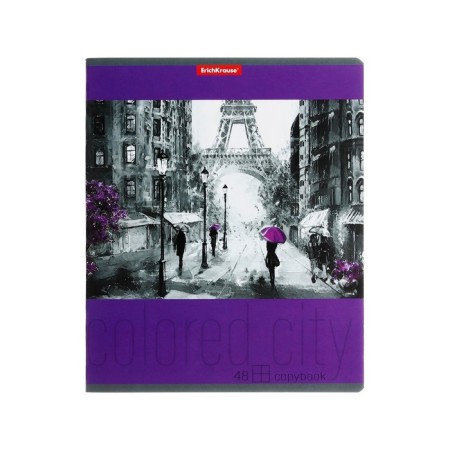 Notebook 48l Erichkrause Colored City, Mix-3