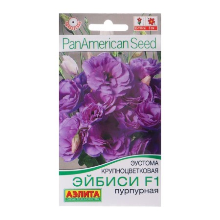 Eustoma Eustoma "Aibisi" F1 purple large -flowered terry, 5pcs
