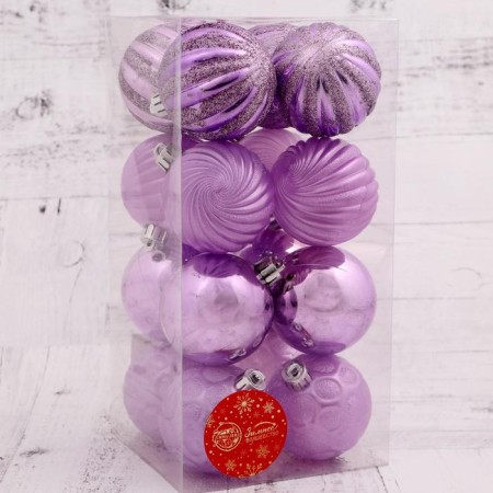 Set of balls plastic D-6 cm, 16 pcs "Polonaise"-1