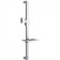 Shower stand Lemark LM8069C, 625mm with a rectangular soap dish, color chromium