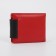 Women's wallet on magnet, red color