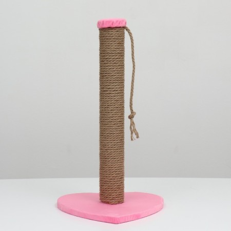 Claw-Stolbik "Heart", 30 x 30 x 50 cm, pink-1