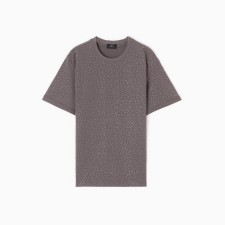 Women's T-shirt with rhinestones Mist, gray, r.-r. L.