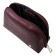 Cosmetic bag with lightning, burgundy color