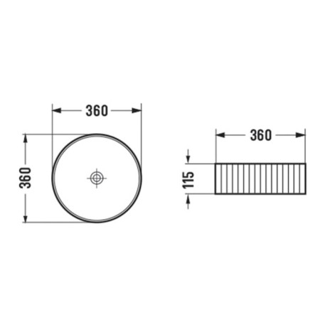 Comforty 78728MW pad, round, white, matte color-4