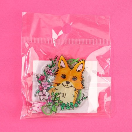 Key keychain children's "good fox", 3.5 x 10 cm-5