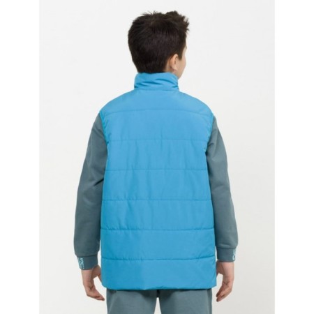 Vest for boys, height 122 cm, blue color-5
