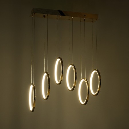 Lamp with DDD "Lorein" LED 60W 3000-6000k gold 55.5x25x25-125 cm-7