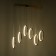 Lamp with DDD "Lorein" LED 60W 3000-6000k gold 55.5x25x25-125 cm