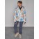 Ski jacket female winter, size 44, blue color
