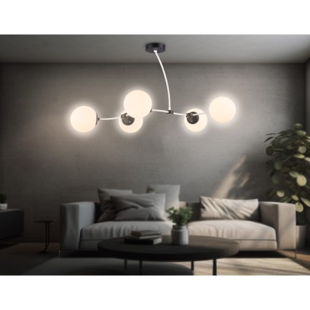 Suspended Ambrella Light, Modern, TR2546, 5HE27, white, black color-6