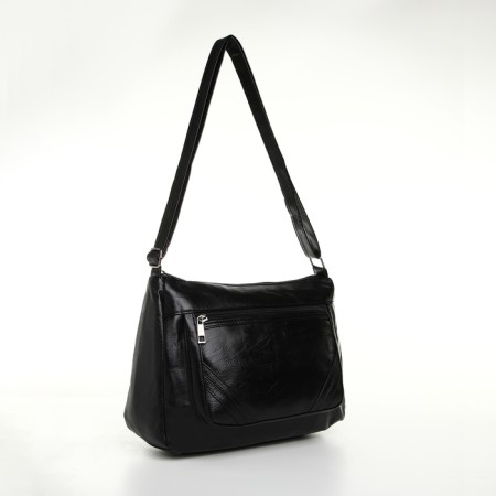 Women's bag with lightning, black color-2