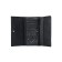 Purse, genuine leather, 190x95x25 cm, black