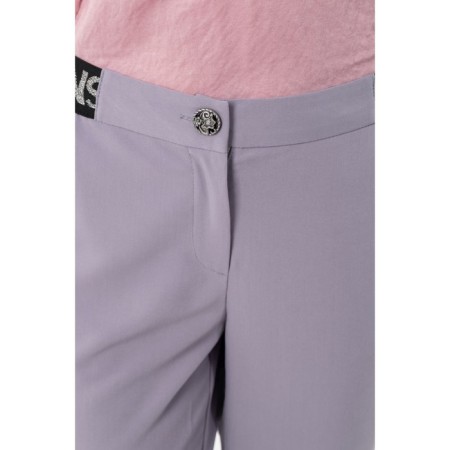 Female trousers, size 44, gray color-4