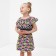 Kit for girls, black/white color, height 110 cm
