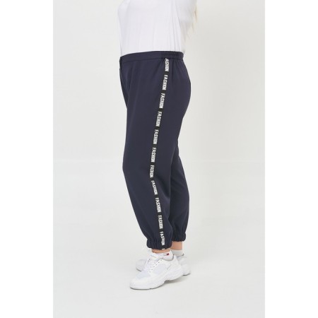 Female trousers, size 60, blue color-5